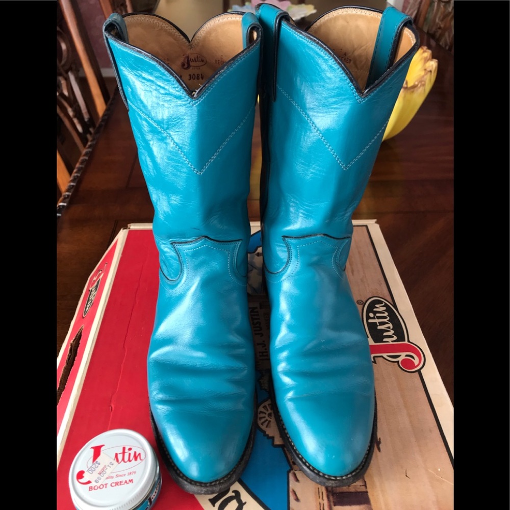 Women’s Turquoise Justin Roper Boots